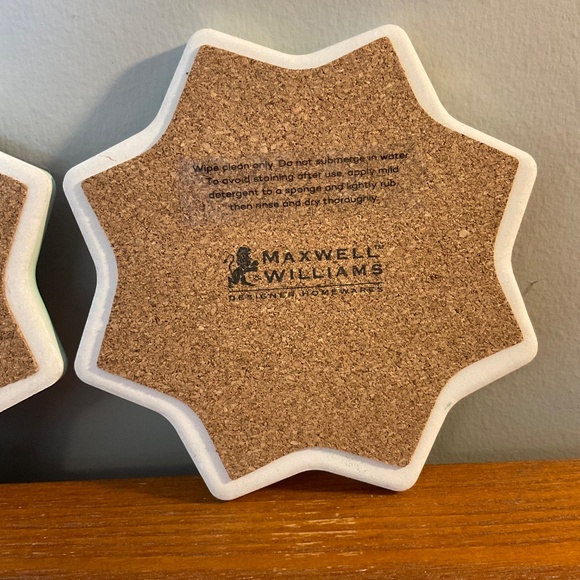 **Free with Purchase** Festive Ceramic Coasters by Maxwell Williams - Set of 2 - Picture 7 of 10